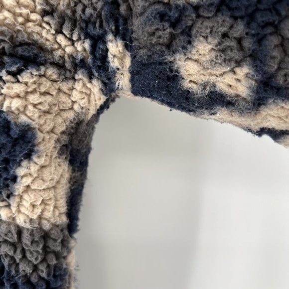 Z by Zella Urban Camo Print Faux Shearling Fleece Pullover Teddy Hoodie Size XS - Picture 7 of 13